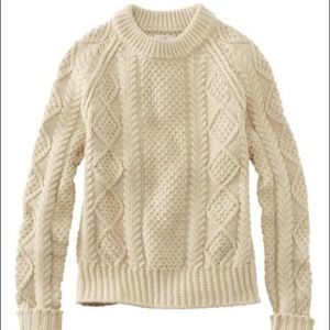 LLbean Signature Cotton Fisherman Sweater